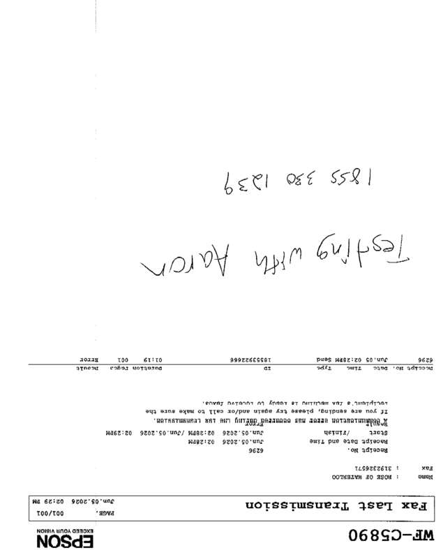 fax page