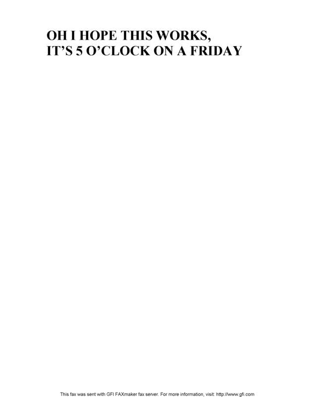 Fax page
