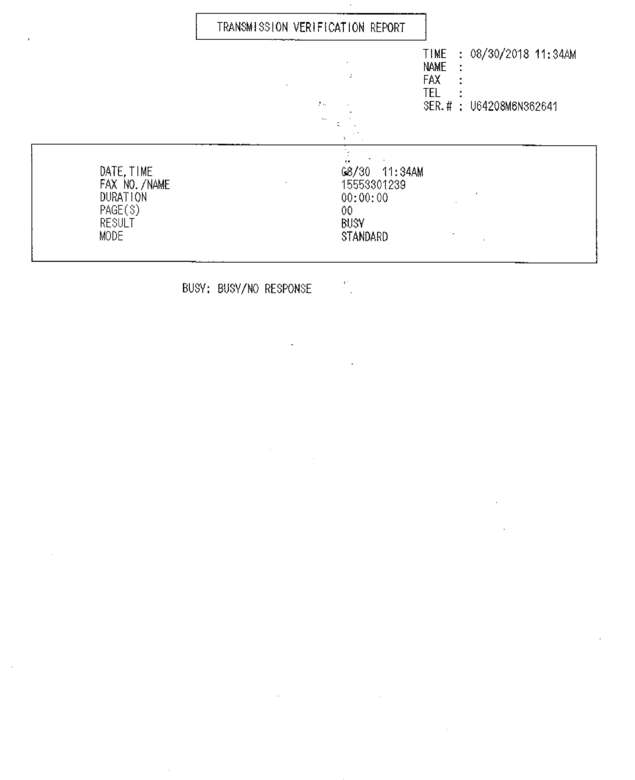 Fax page