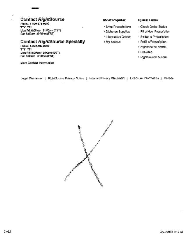 Fax page