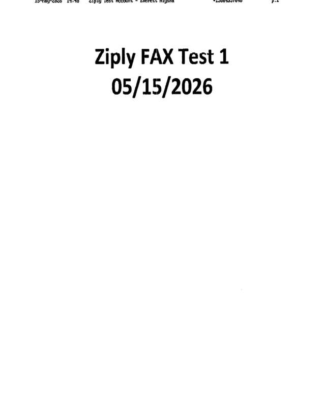 fax page