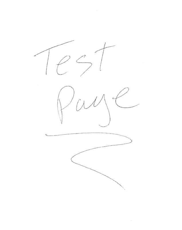 Fax page