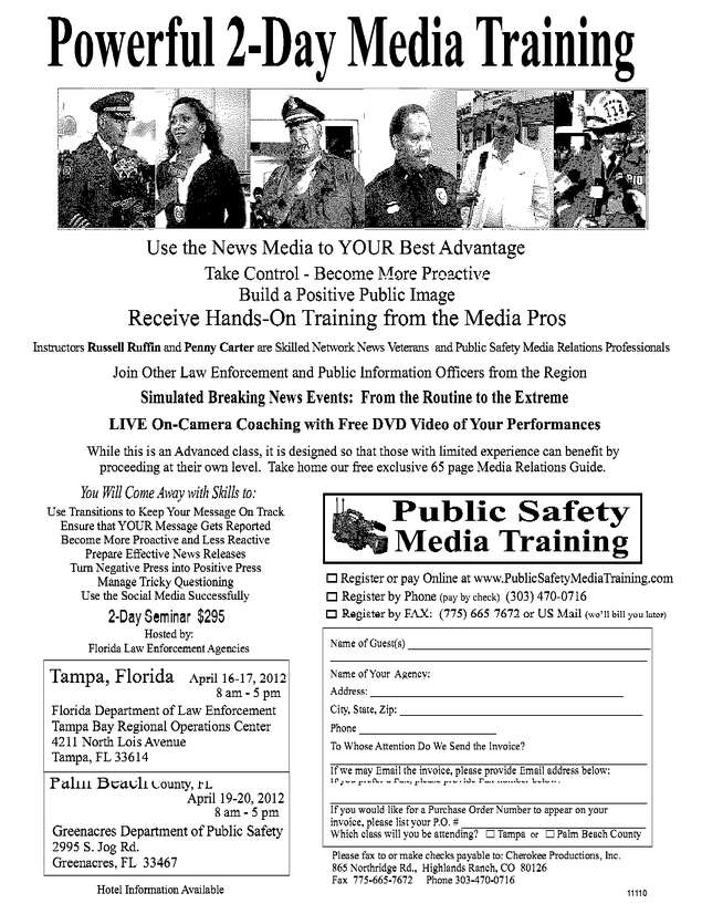Fax page