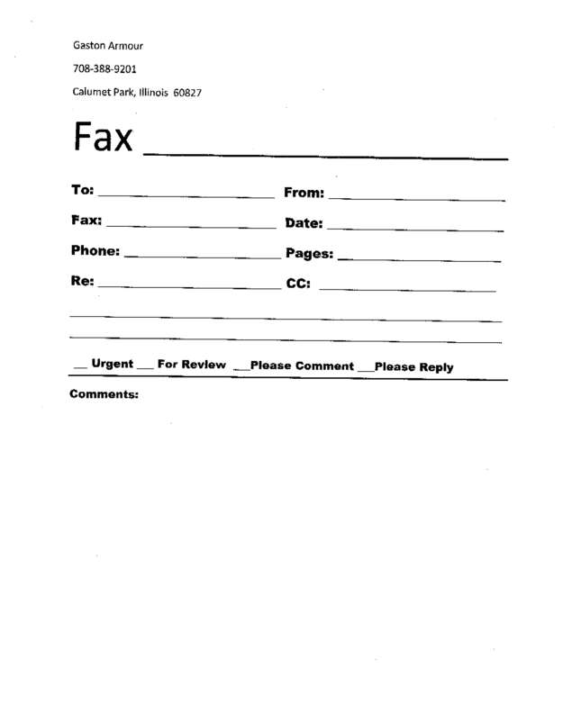 fax page