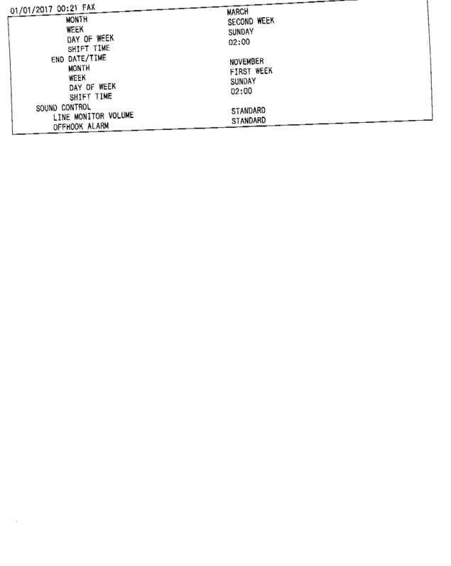 Fax page