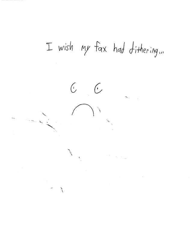 Fax page