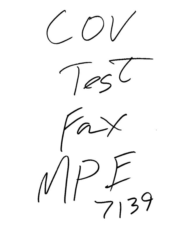 Fax page