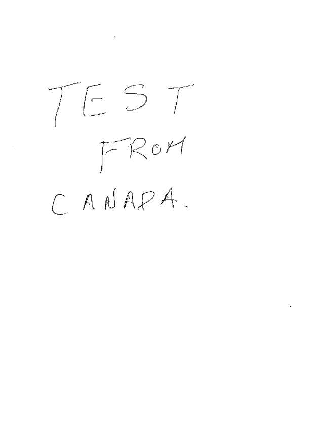 Fax page