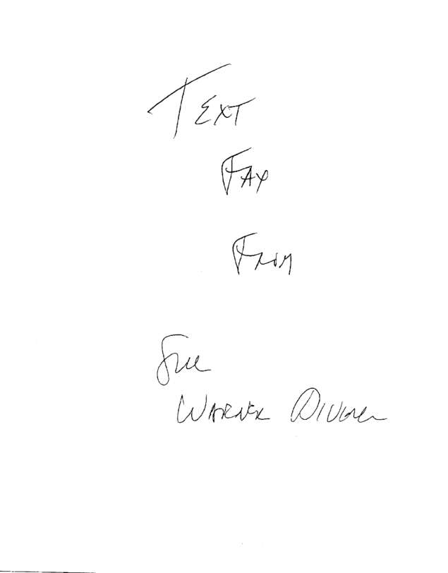 Fax page