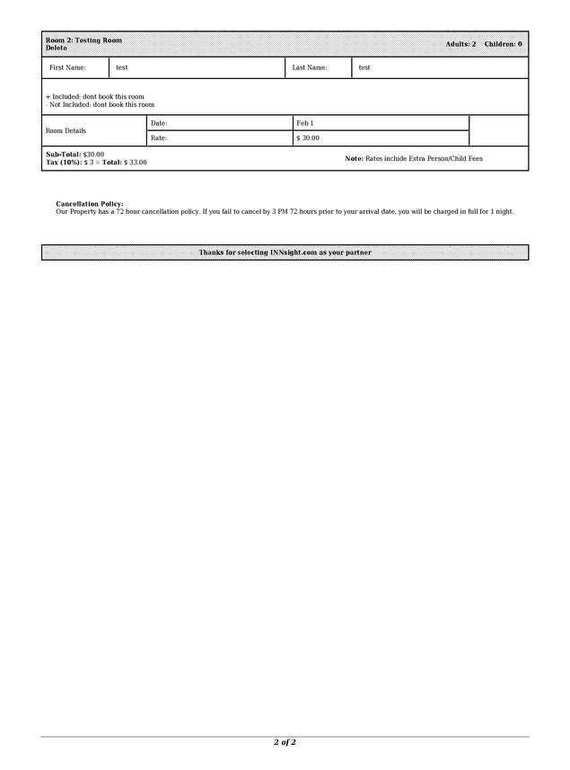 Fax page