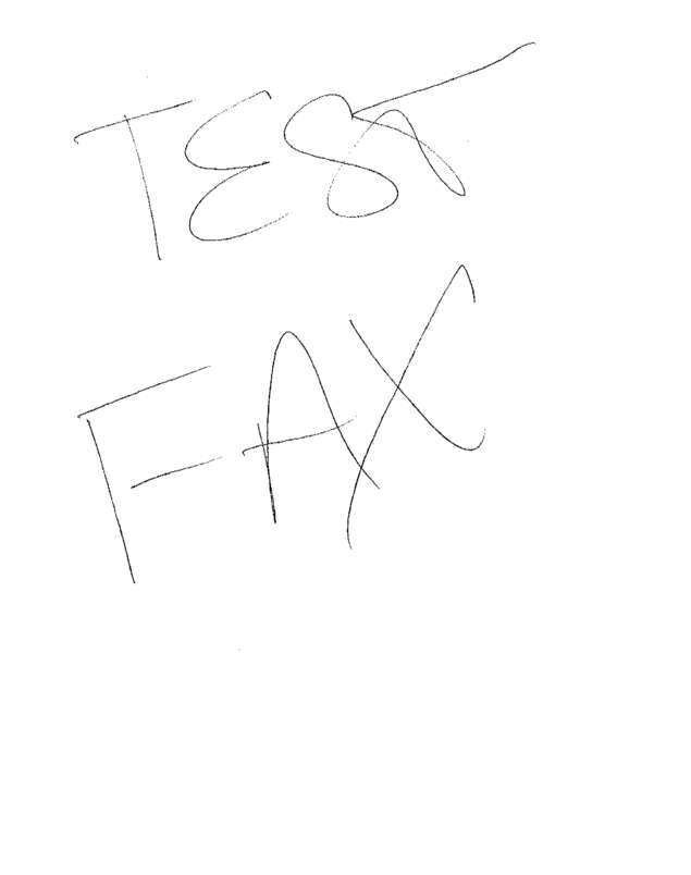 Fax page