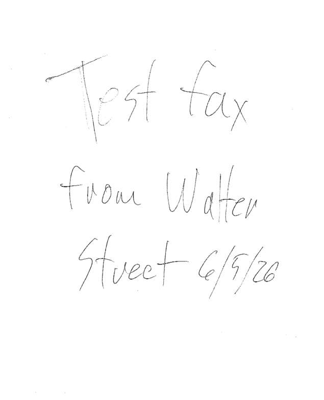 fax page