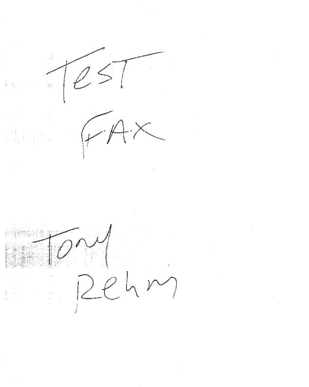 fax page