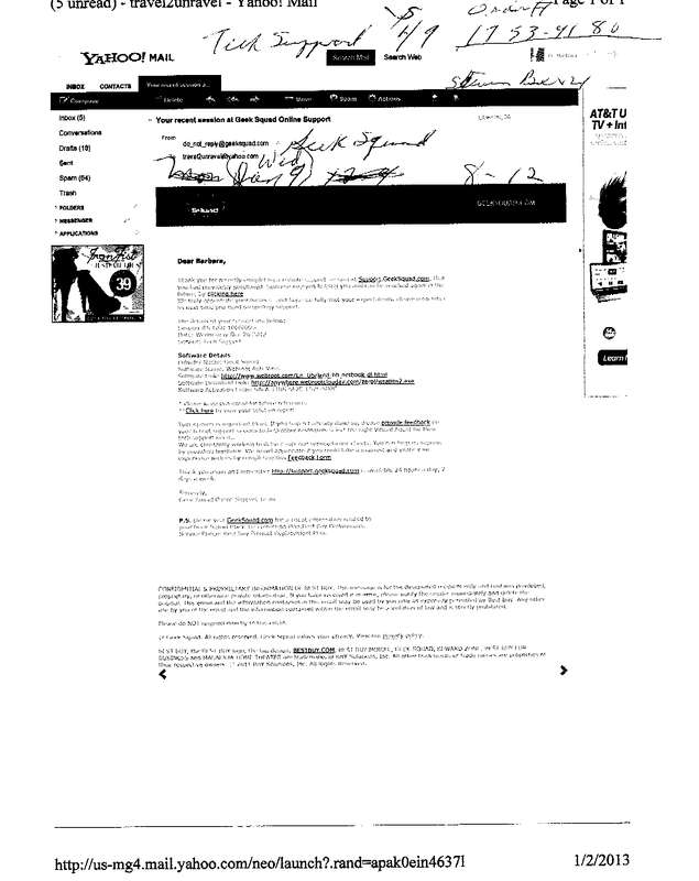 Fax page