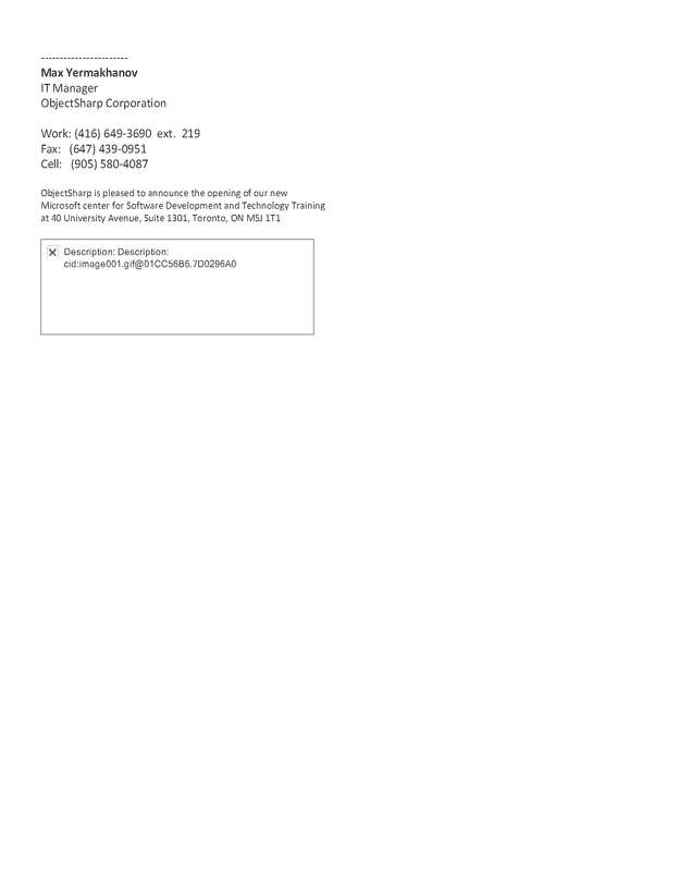 Fax page
