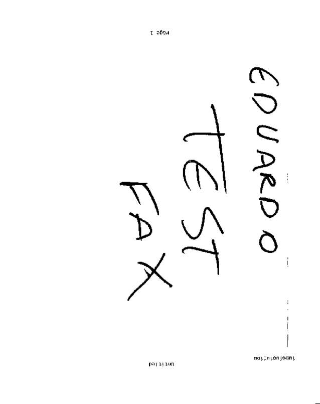 Fax page