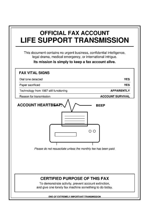 fax page