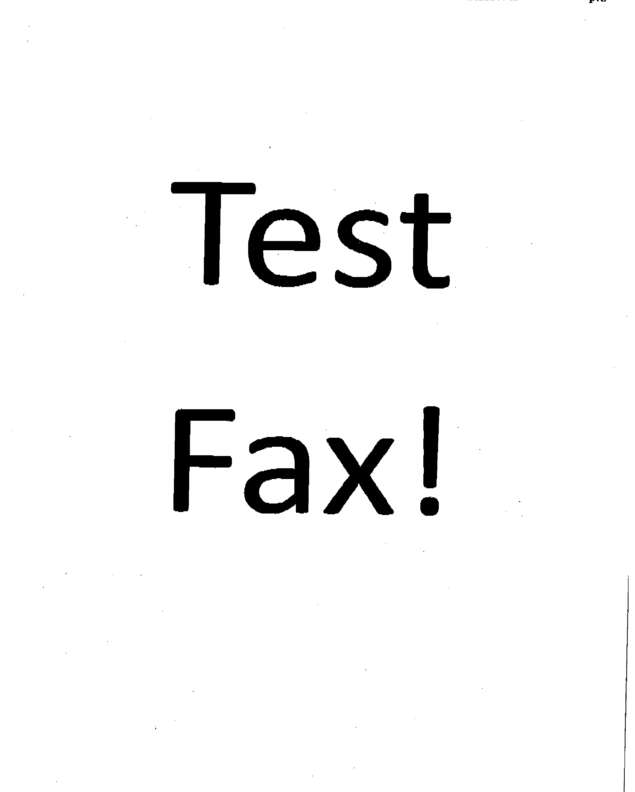 fax page