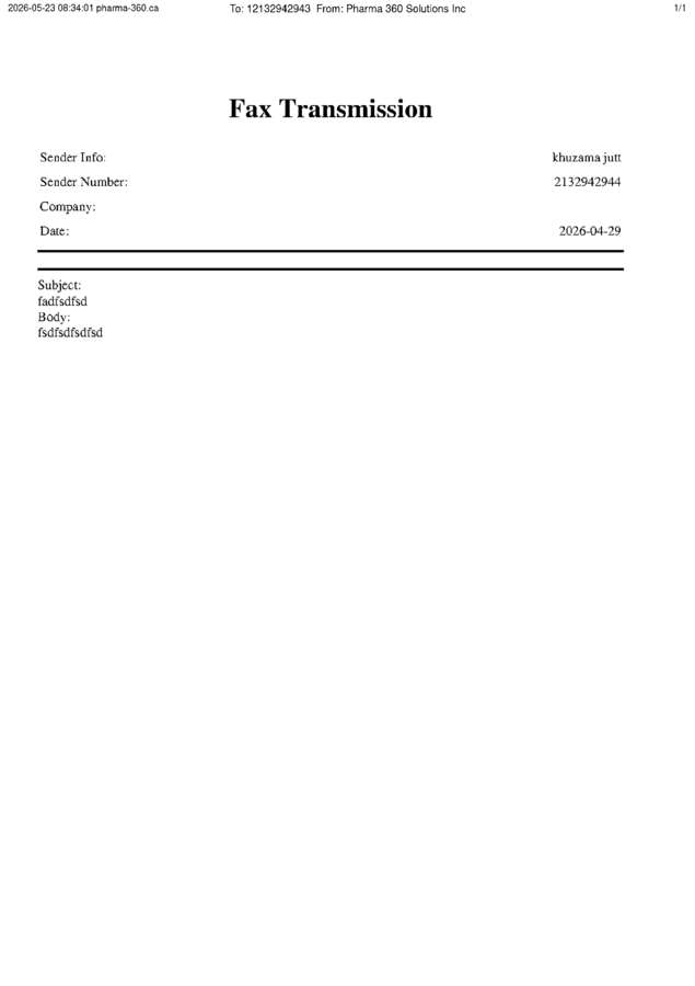 fax page