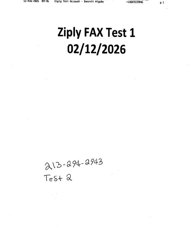 fax page