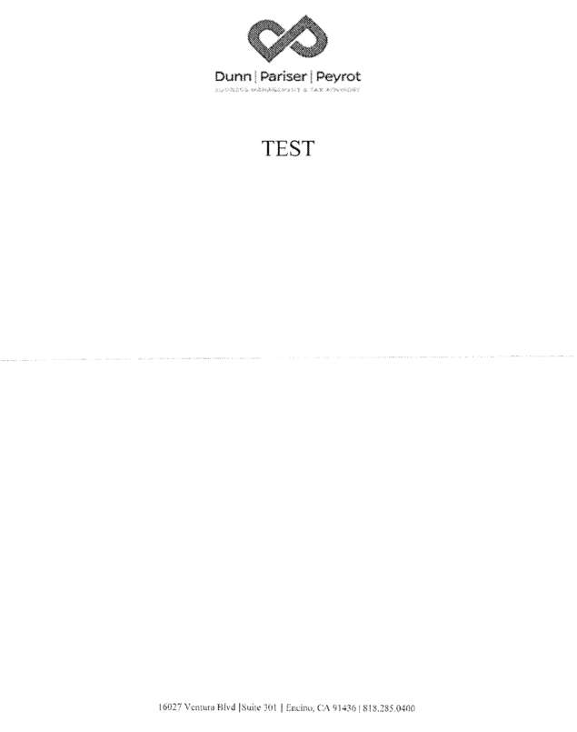 Fax page