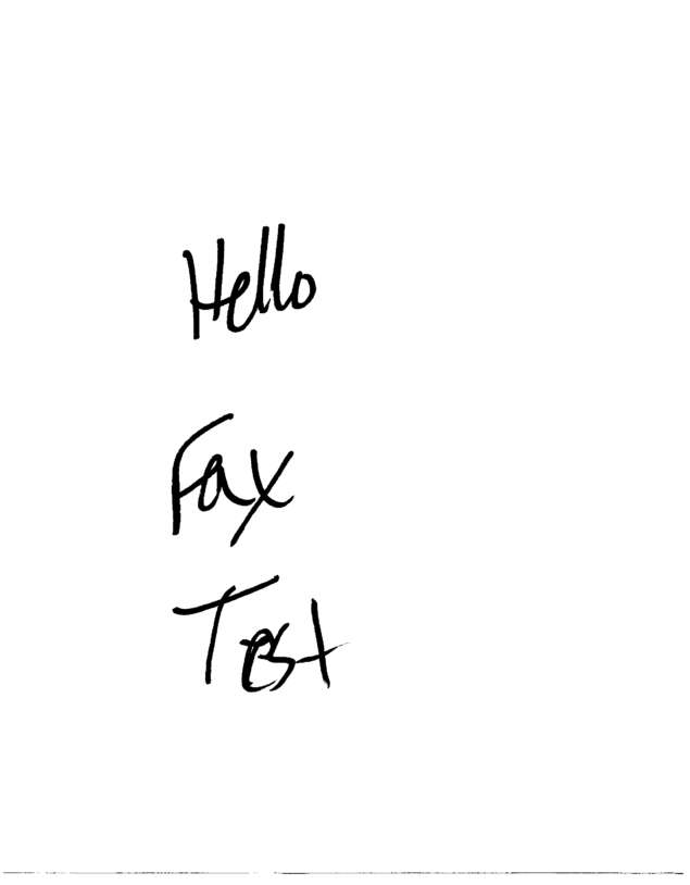 fax page