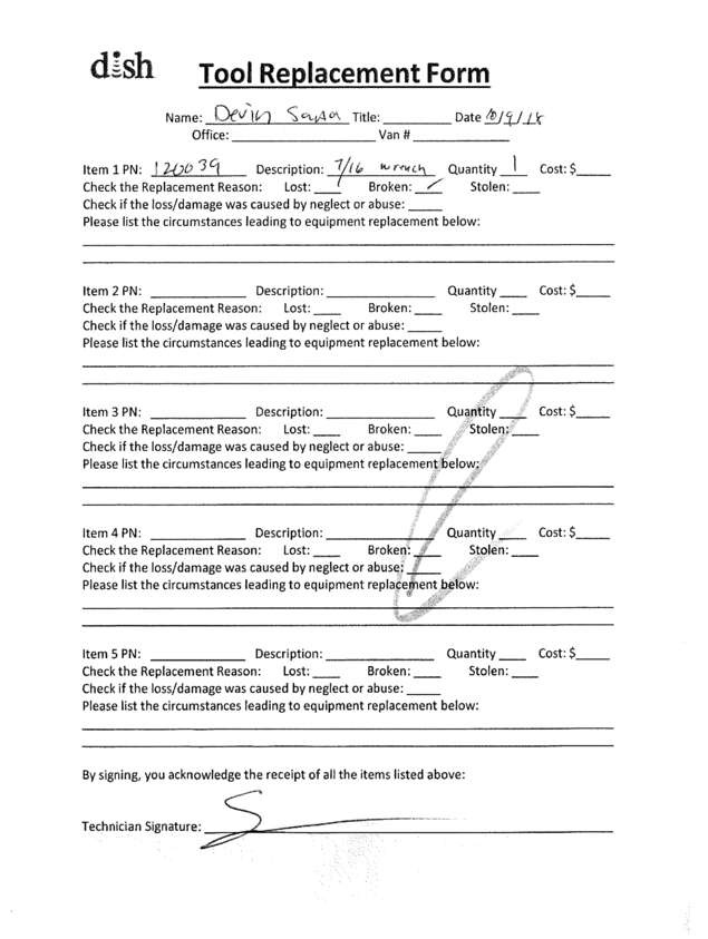 Fax page