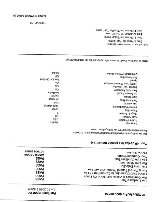 fax page