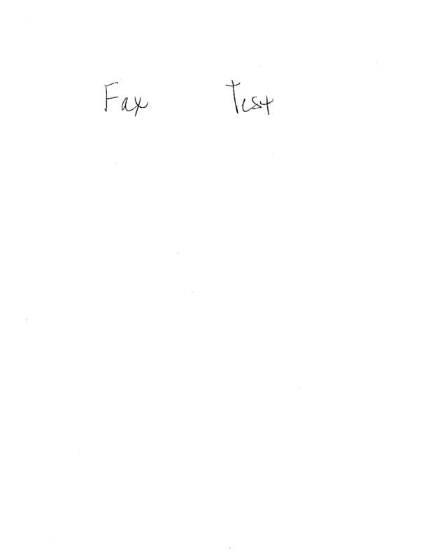 fax page