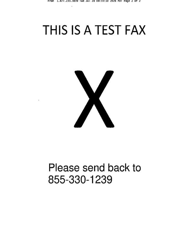 fax page