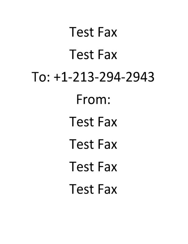 fax page