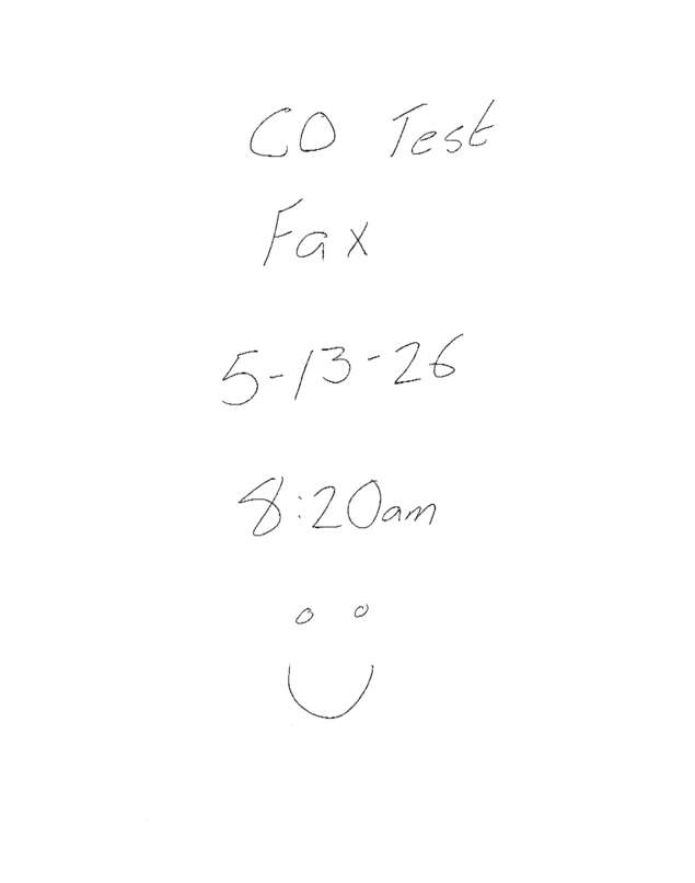 fax page