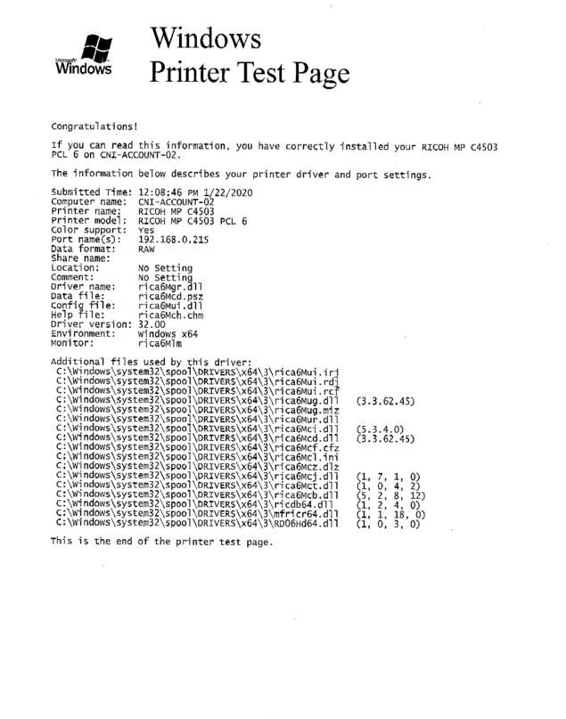 fax page