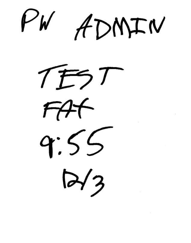 Fax page