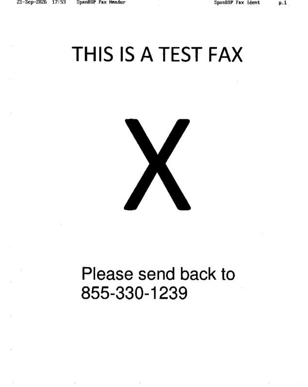fax page