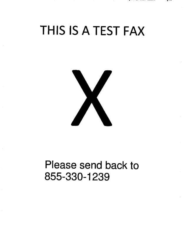 fax page