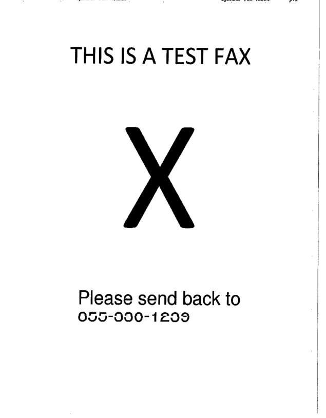 fax page