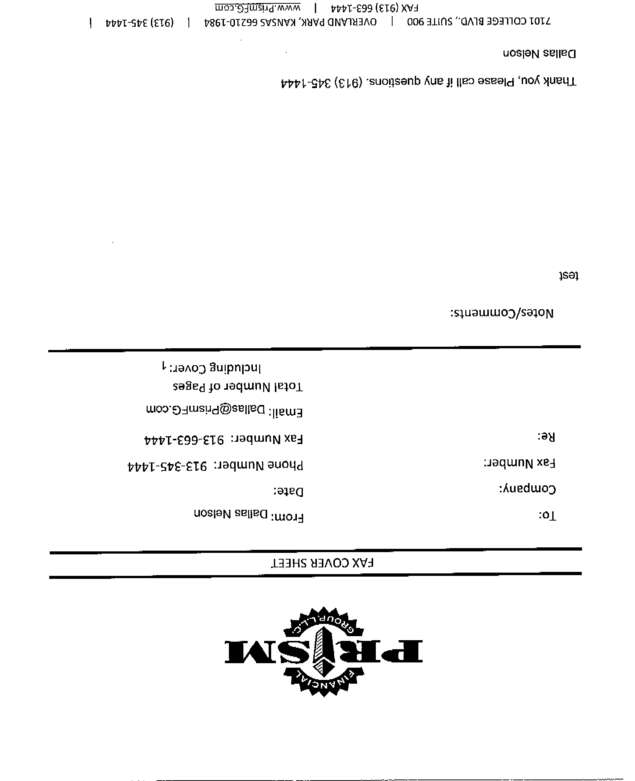 fax page