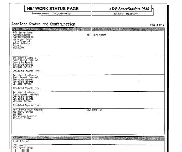 Fax page