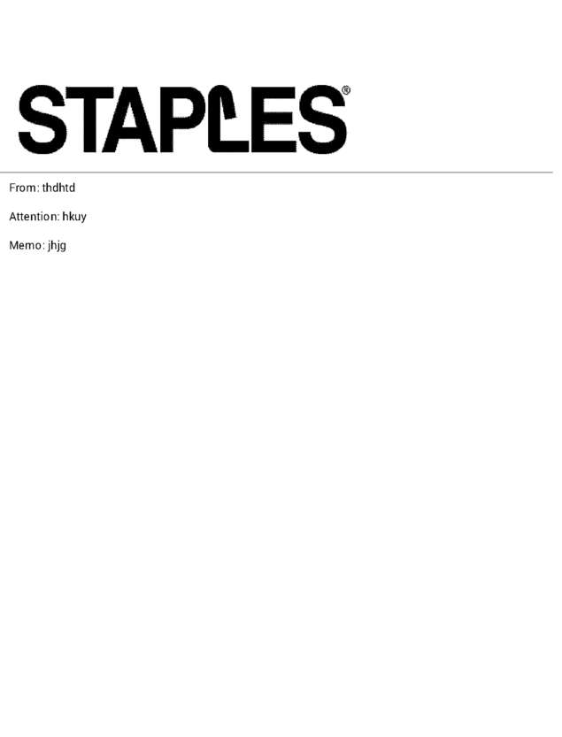 Fax page
