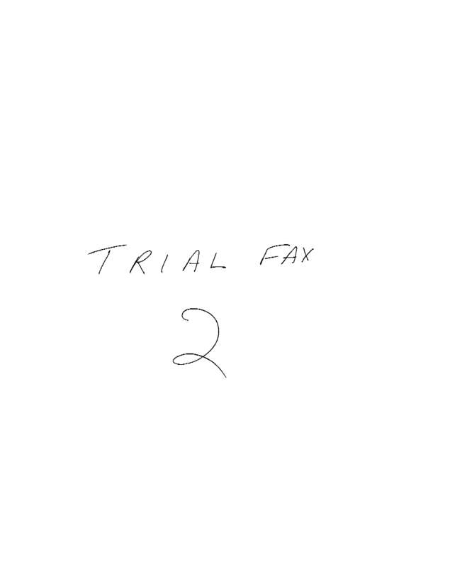 Fax page