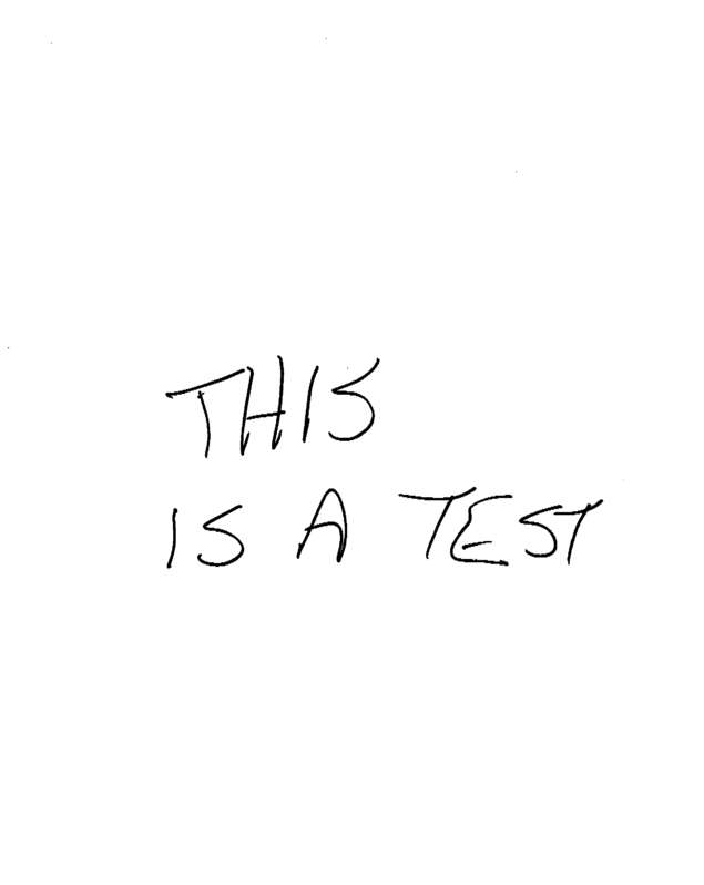 Fax page