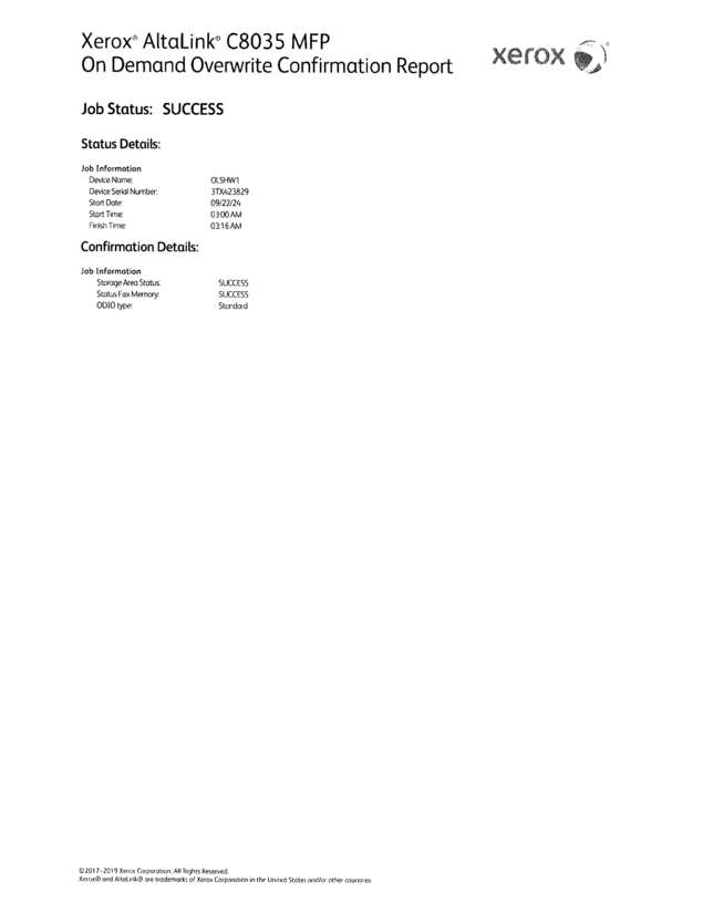 Fax page