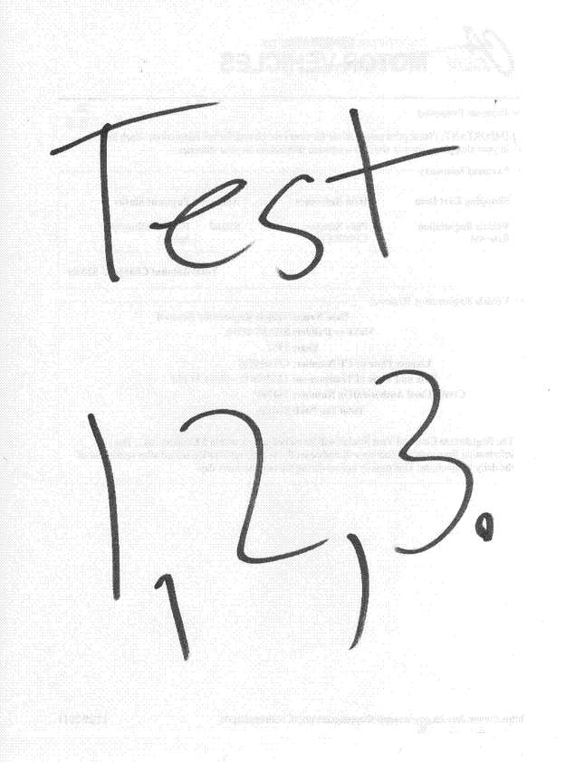 Fax page