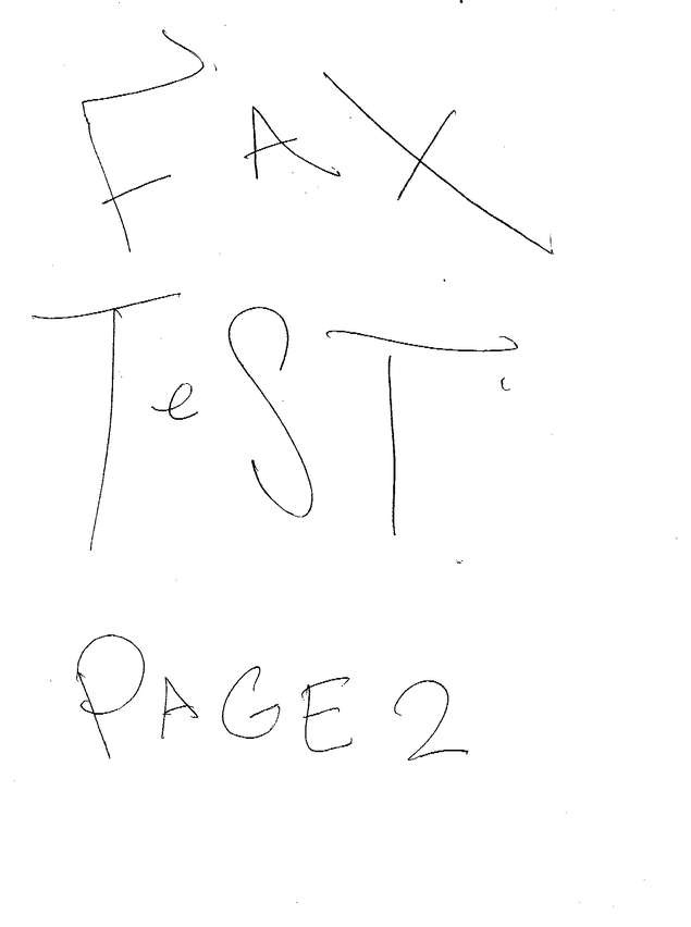 Fax page