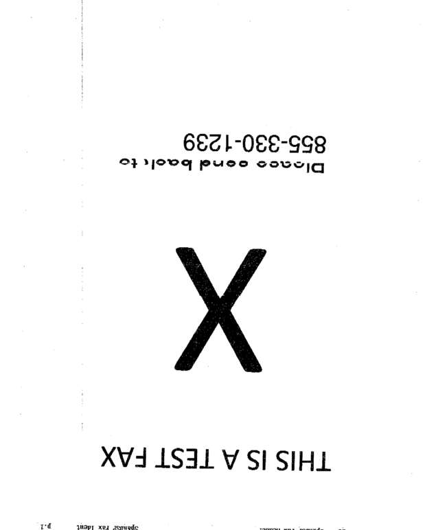 fax page