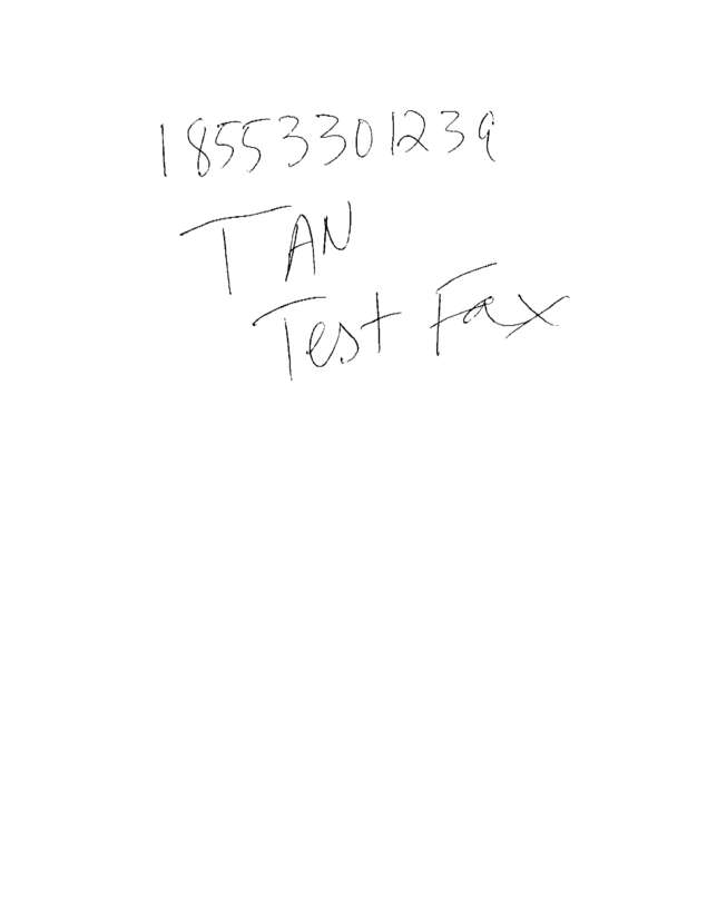 Fax page
