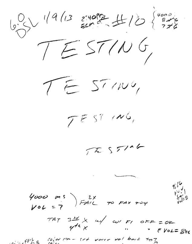Fax page