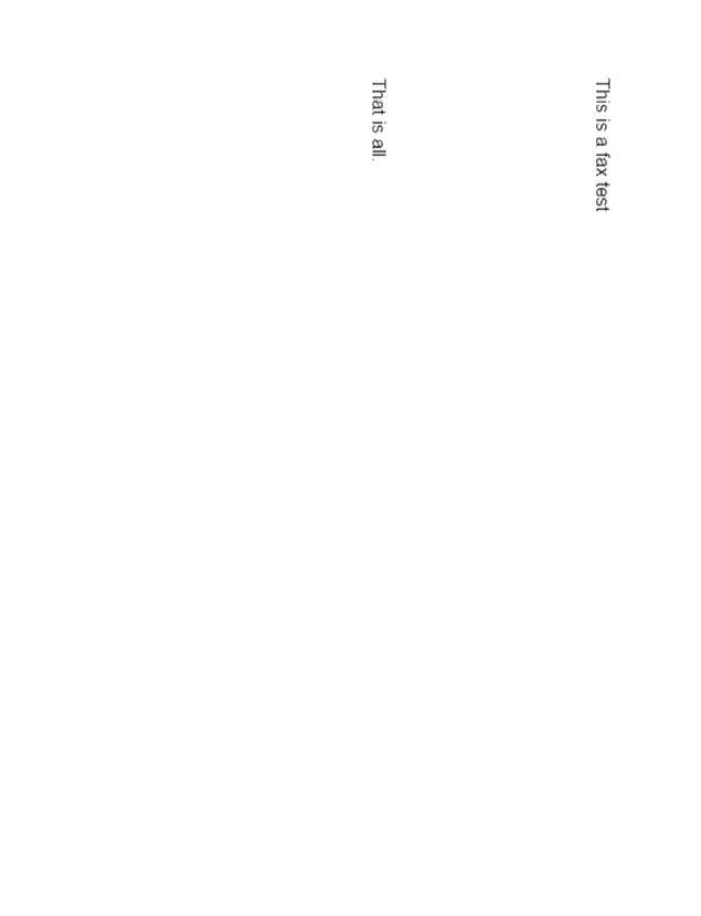 Fax page