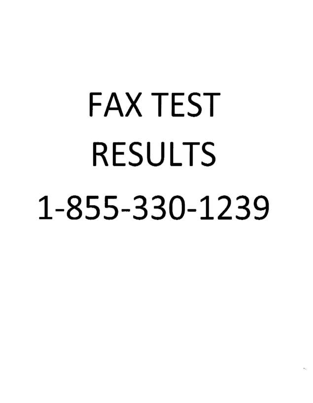 fax page
